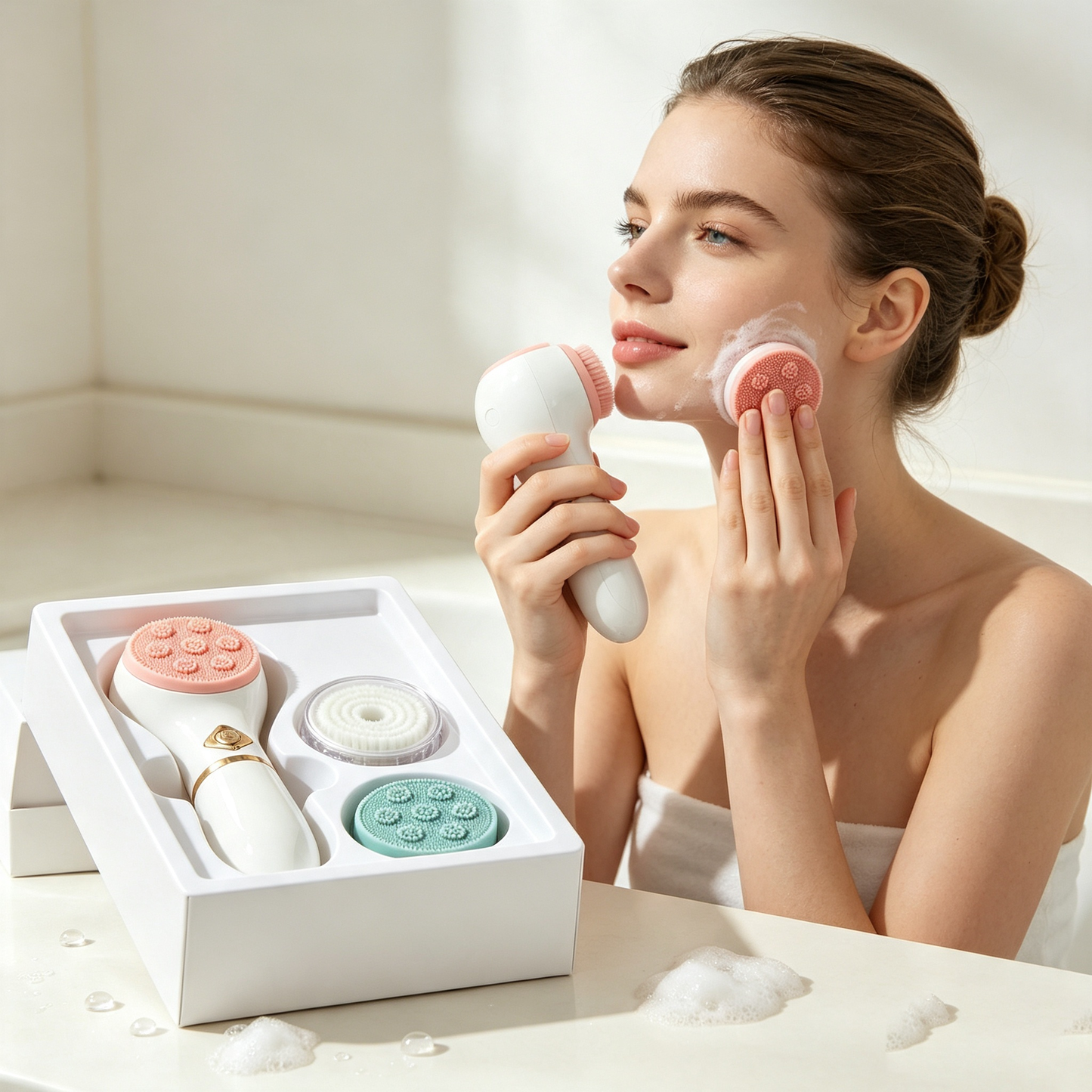 3-in-1 Facial Cleansing Brush