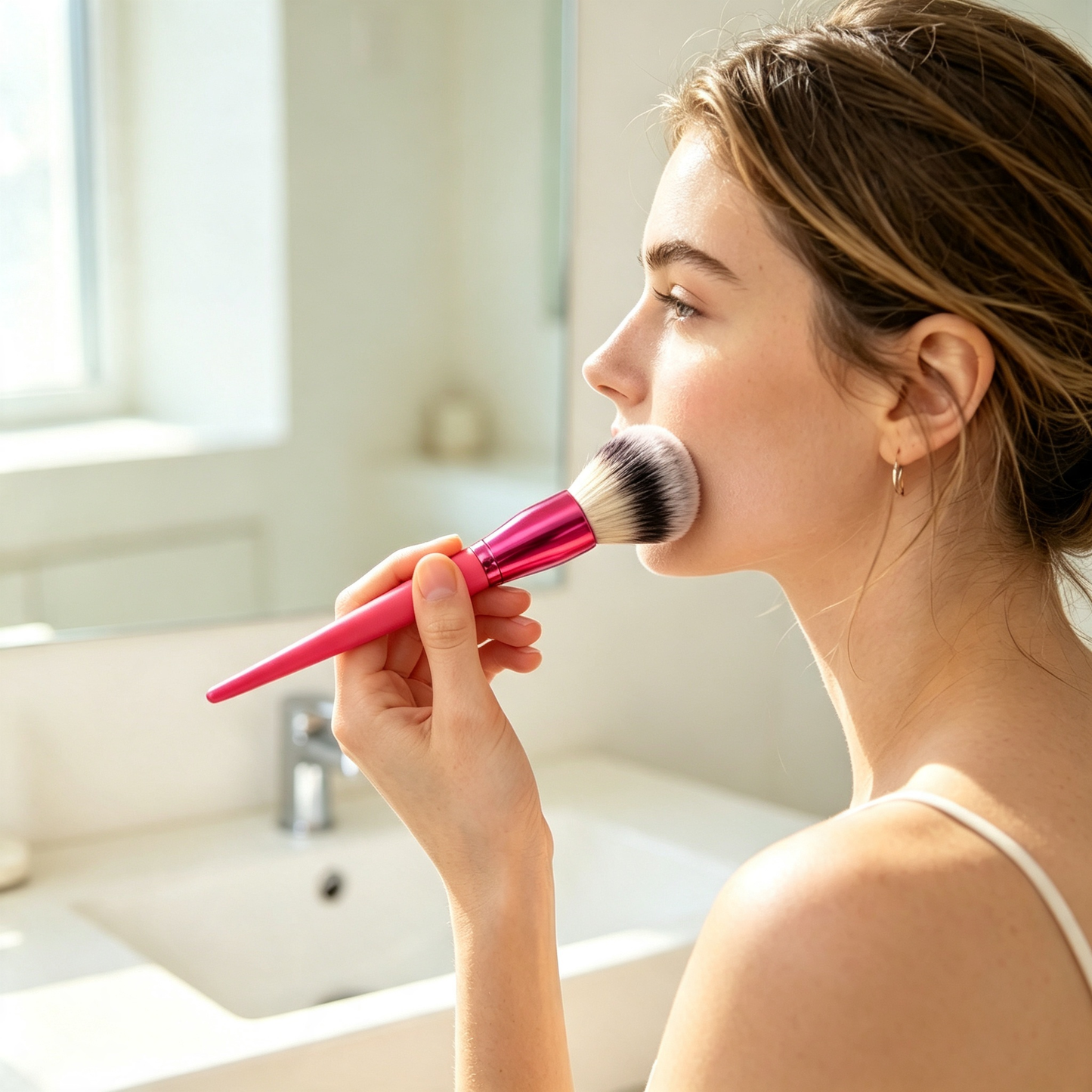 Rose Powder Brush