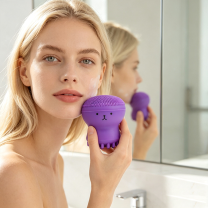Silicone Brush Cleaning Pad