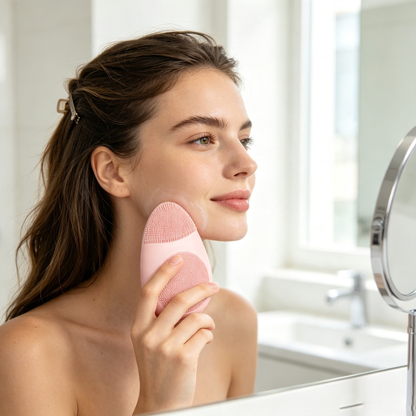 Electric Silicone Facial Cleansing Device